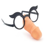 Забавни очила с нос във формата на мъжки атрибут