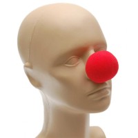 Парти артикул - клоунски нос, изработен от донапрен