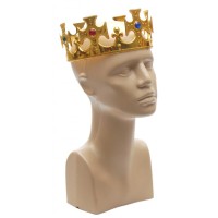 Парти артикул - златиста корона, изработена от PVC материал