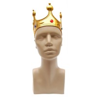 Парти артикул - златиста корона, изработена от PVC материал
