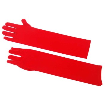 Парти аксесоар - дълги дамски ръкавици