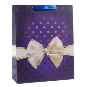 Цветна подаръчна торбичка, изработена от картон