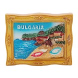 Сувенирна магнитна фигурка във формата на картина - морски изглед, България