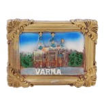 Сувенирна магнитна фигурка във формата на картина - катедралата във Варна