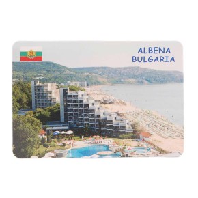 Сувенирна магнитна пластинка - плажове, Албена