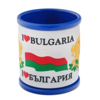 Сувенирна чаша с надпис - Аз обичам България