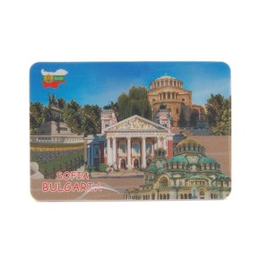 Сувенирна магнитна пластинка - забележителности в София