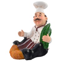 Поставка за вино - готвач с две краставици