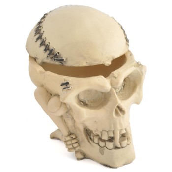 Сувенирен пепелник - човешки череп с формата на топка