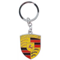 Автомобилен ключодържател - метална пластина - Porsche