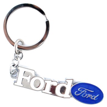 Автомобилен ключодържател - метална пластина - Ford