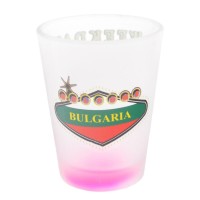 Сувенирна чаша за шот, декорирана със забавно послание - Weekdays, weekends, whenever
