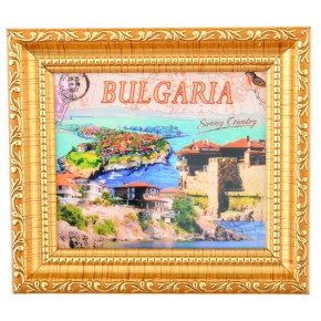 Сувенирна магнитна фигурка във формата на картина с рамка - морски пейзаж
