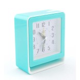 Настолен часовник - будилник с цветна рамка, изработен от PVC материал