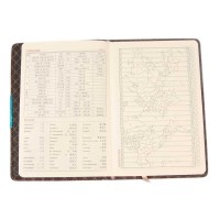 Тефтер с твърди корици, облечени в еко кожа