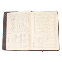 Тефтер с твърди корици, облечени в еко кожа