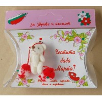 Мартеница фигурка плюш с помпони