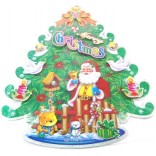 Коледна декорация от картон - Дядо Коледа
