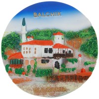 Релефна сувенирна чинийка - Двореца в Балчик