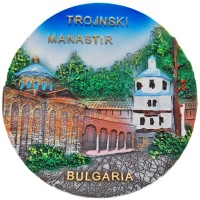 Релефна сувенирна чинийка - Троянски манастир