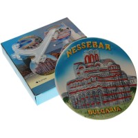 Релефна сувенирна чинийка - Несебър