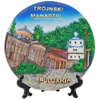 Релефна сувенирна чинийка - Троянски манастир