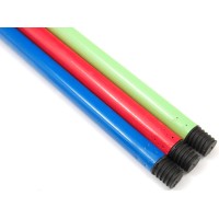Метална дръжка за метла с PVC накрайници