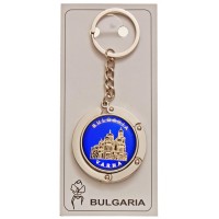 Сувенирен метален ключодържател с графика - Катедралата във Варна