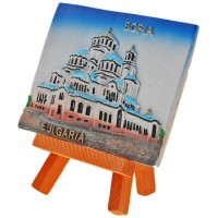 Декоративна релефна фигурка - храм - паметник Св