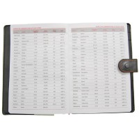 Тефтер с дебели корици за 2011 година със закопчаване