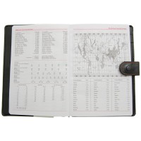 Тефтер с дебели корици за 2011 година със закопчаване