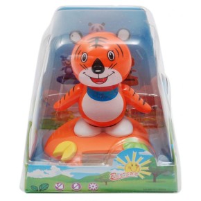 Декоративна танцуваща фигурка - тигъре, изработена от пластмаса